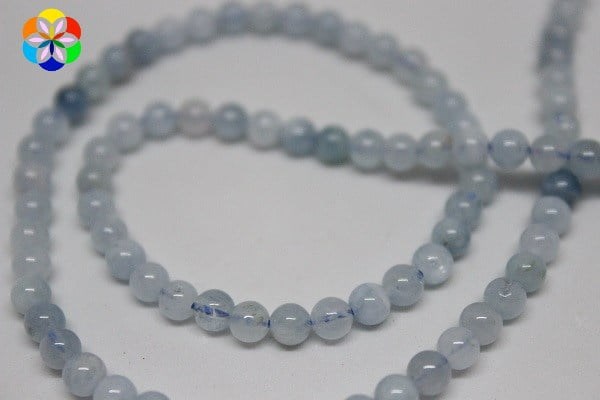 Akuamarin Taşı 3.5mm-4mm/adet - Görsel 2