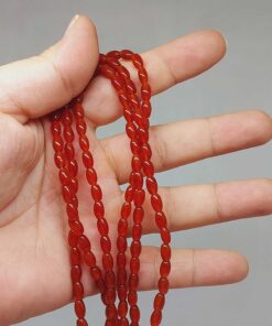 Akik Taşı Arpa Kesim Dizi 4*6mm (49976)