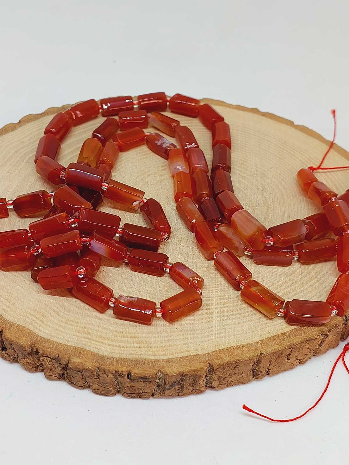 Akik Taşı 7x12mm Dizi (49936) - Görsel 3