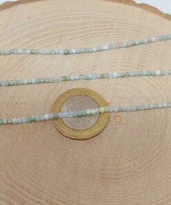 Alternative view of Amazonit Taşı Küp Şekilli Dizi 2mm (51126)