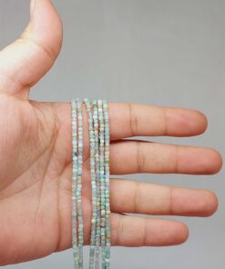 Amazonit Taşı Küp Şekilli Dizi 2mm (51126)