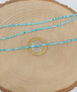 Alternative view of Amazonit Taşı Küp Şekilli Dizi 2mm (51146)