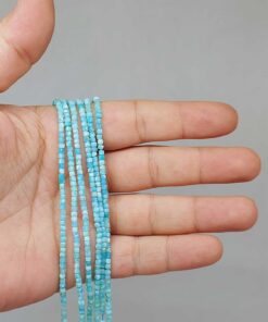 Amazonit Taşı Küp Şekilli Dizi 2mm (51146)