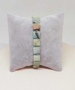 Alternative view of Amazonit Taşı Makrome Tasarım Bileklik (51590)