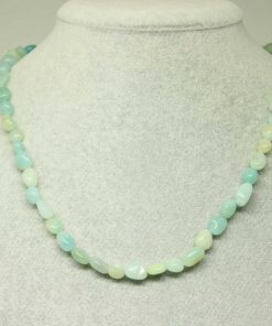 Amazonit Taşı Doğal Parçalar Kolye (Klipsli) (25492)