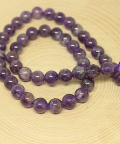 Ametist Taşı Canlı Renk Dizi 8mm
