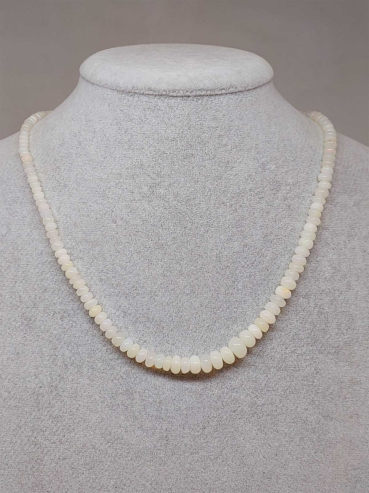Avustralya Opal Taşı Kolye Yansımalı Renkler 46 Karat Çelik Kapama (51268) - Görsel 2