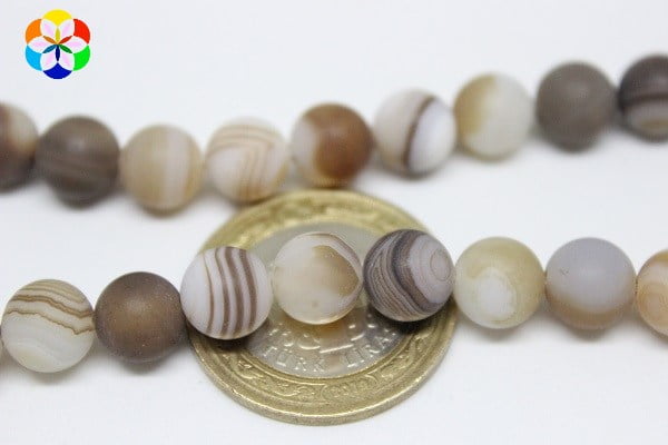 Bolivya Akik Taşı Dizi 8mm (15000) - Görsel 2