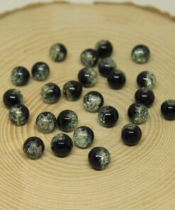 Alternative view of Siyah Renkli Cam Boncuk 8mm/adet (24310)