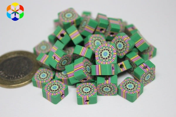 Fimo Mandala Desenli Boncuk - Görsel 2