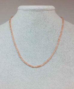 Güneş Taşı Küp Şekilli 2.5mm Kolye (Sabit Klipsli)