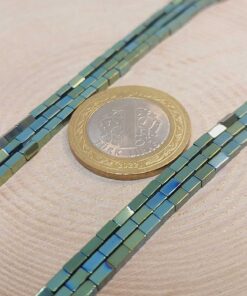 Alternative view of Hematit Taşı Dizi 2*4mm (49666) YARIM Dizi (17cm uzunluğundadır)
