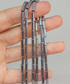 Hematit Taşı Dizi 3*9mm (49622) YARIM Dizi (17cm uzunluğundadır)