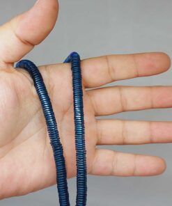 Çeyrek Dizi (9cm uzunluğundadır!) Hematit Taşı Şekilli 1*6mm Çeyrek Dizi (52320)