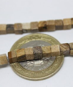 Alternative view of Jasper Taşı Şekilli YARIM Dizi (14815) (18 cm Uzunluğundadır)