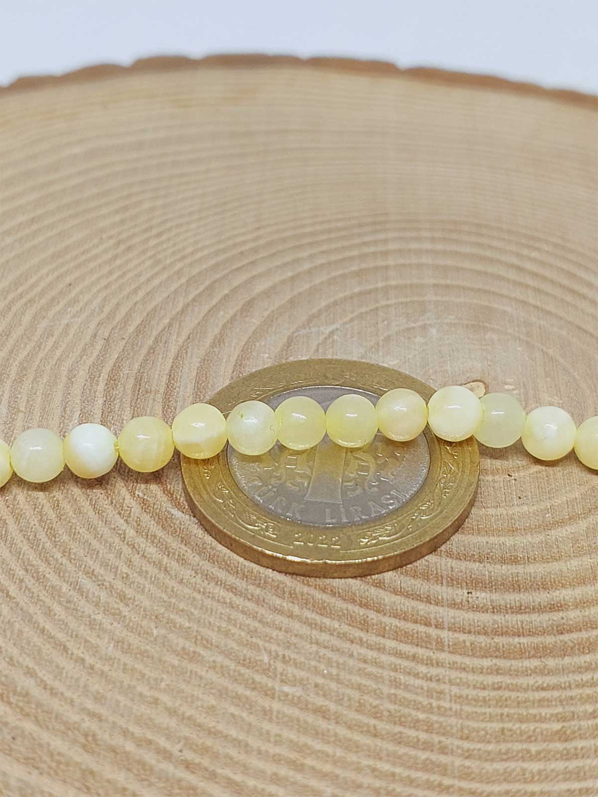 Kalsit Taşı Dizi 4mm (51318) - Görsel 3