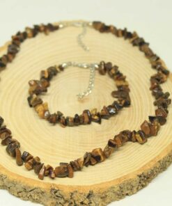 Alternative view of Kaplan Gözü Taşı Küçük Taşlar Kolye & Bileklik Seti