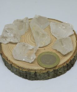 Kristal Kuvars Ham Şekilsiz Doğal Parçalar 10-14 Gram