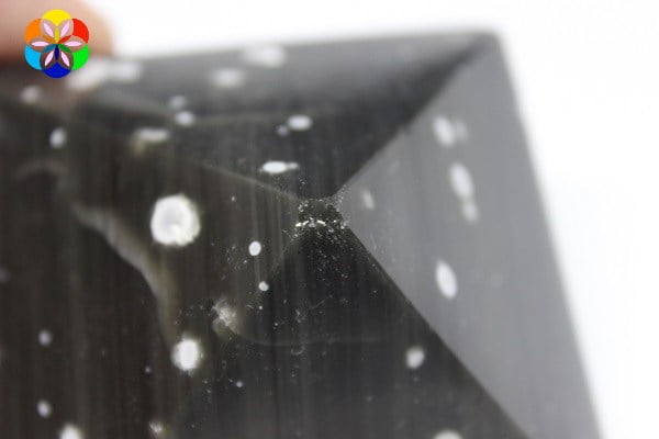Obsidyen Taşı Piramit - 200gr Kusurlu - Görsel 4