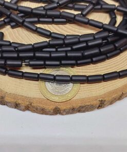 Alternative view of Oniks Taşı Kapsül Kesim 4.5x10mm Mat Dizi (52950)