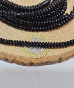 Alternative view of Oniks Taşı Rondela Kesim 2.5x6mm Parlak Dizi (52952)