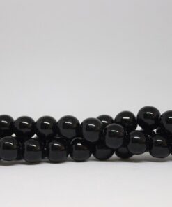 Çeyrek Dizi (9cm uzunluğundadır!) Onix (Oniks) Taşı Parlak Çeyrek Dizi 12mm