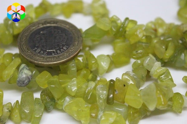 Peridot (Zebercet) Taşı Doğal Küçük Taşlar Dizi - Görsel 3