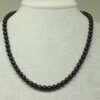 Shungite (Şungit) Taşı Kolye 6mm (Klipsli)