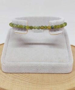 Alternative view of Peridot (Zebercet) Taşı Faset Kesim Bileklik 4mm (51652)