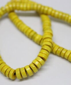 Ahşap Dizi Rondela Sarı