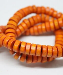 Ahşap Dizi Rondela Turuncu