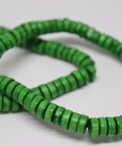 Ahşap Dizi Rondela Yeşil