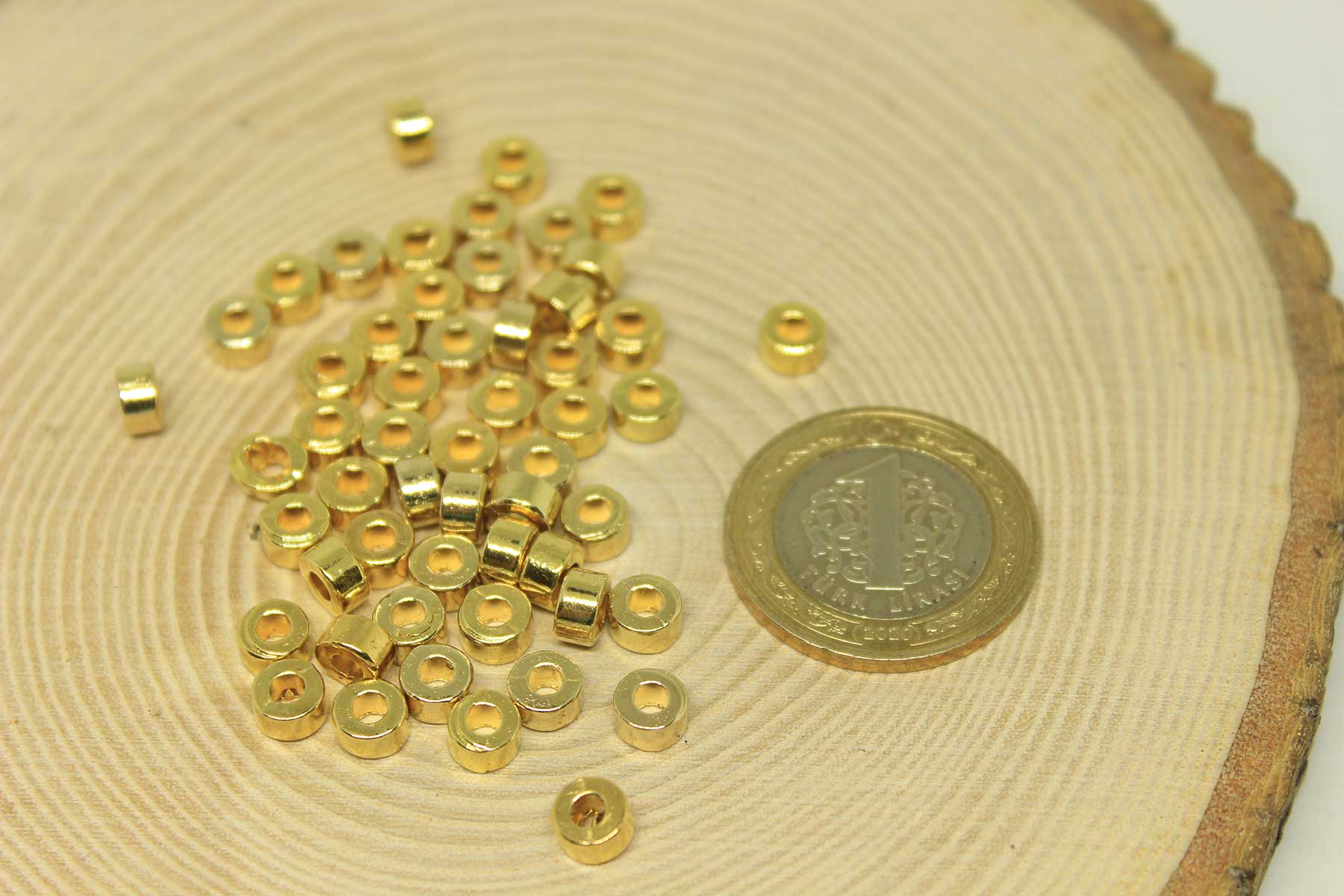 Altın Renkli Metal Ara Malzeme/adet (24055)