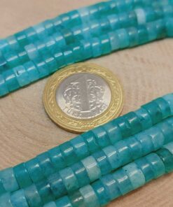 Alternative view of Amazonit Taşı Şekilli 3x6mm Dizi (49350)