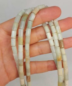 Amazonit Taşı Silindir Kesim 5.5x7.5mm Dizi (49318)