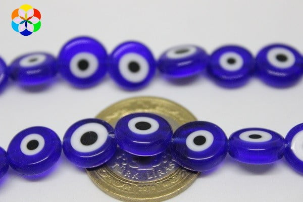 Cam Boncuk 11mm*4mm/adet (11386-1)
