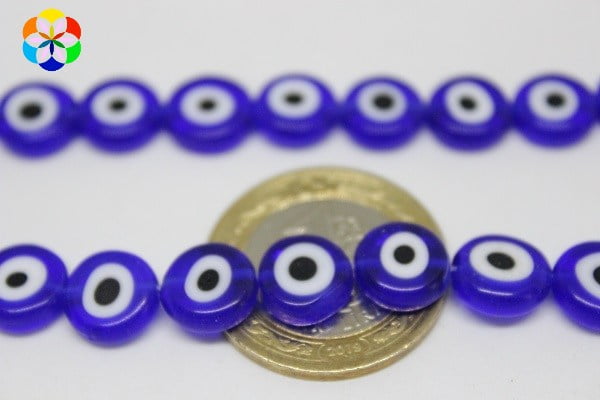 Cam Boncuk 10mm*4mm/adet (11315-1)