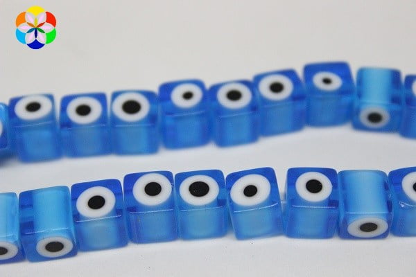 Cam Boncuk 8mm*7mm/adet (11348-1) - Görsel 2