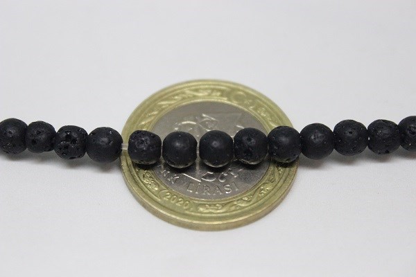 Lav Taşı Dizi 4-5mm Aralığı - Görsel 4