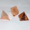 Bakır Piramit El Yapımı Küçük Boy Altı Kapalı