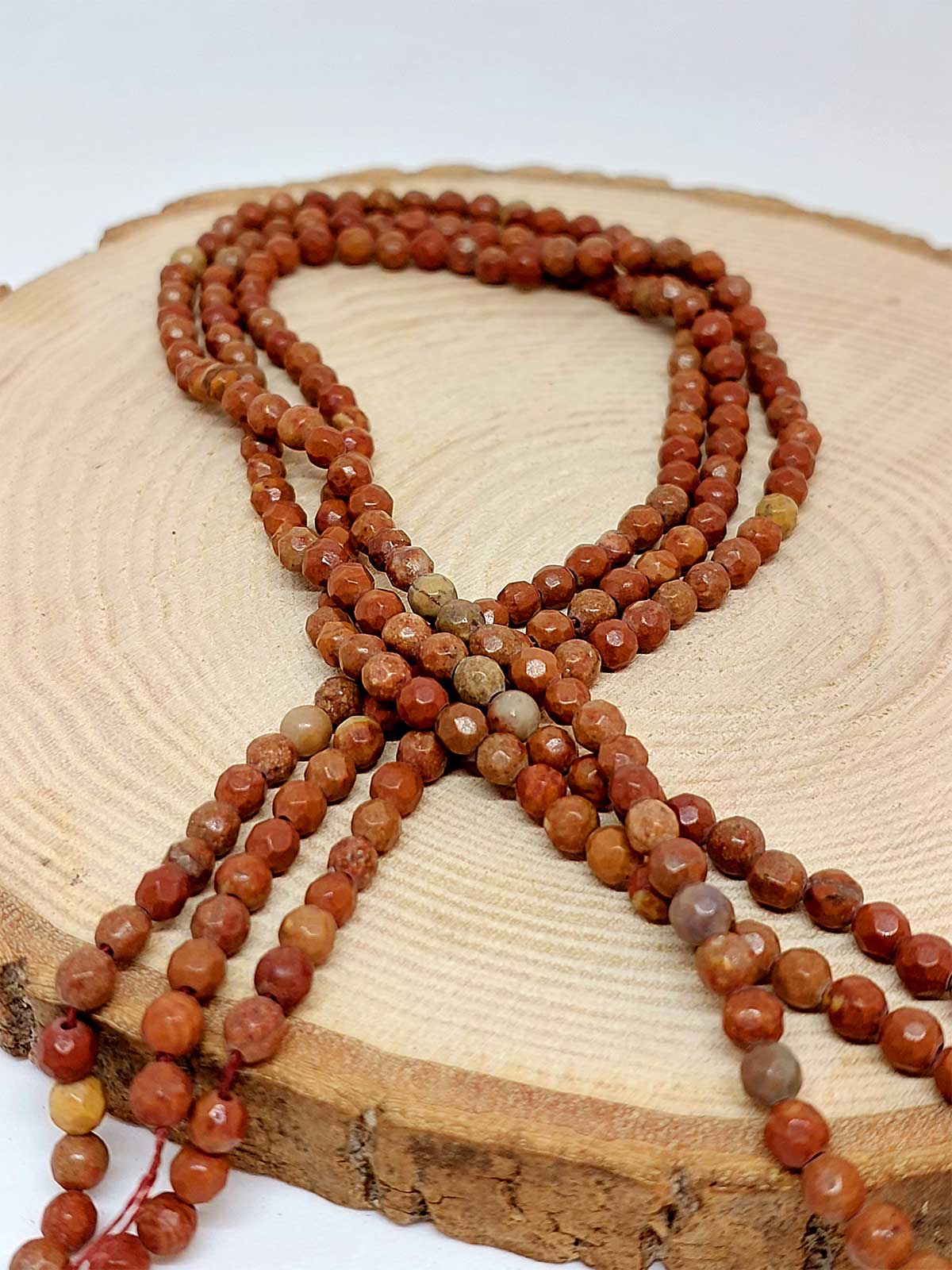 Jasper Taşı Faset Kesim Dizi 4mm (44540)