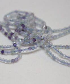 Florit Taşı YARIM Dizi 2mm (17cm uzunluğundadır)