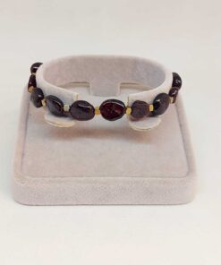 Alternative view of Lal (Granat) (Garnet) Taşı Tasarım Bileklik (47100)