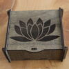 Değerli Taş - Pandül & Takı Saklama Kutusu Orta Boy Lotus Çiçeği