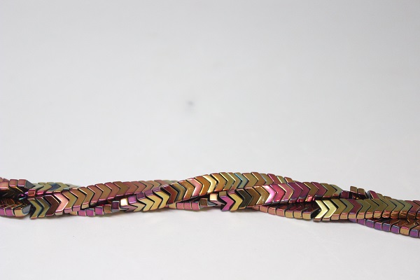 Hematit Taşı YARIM Dizi (17335) (18cm Uzunluğundadır) - Görsel 3