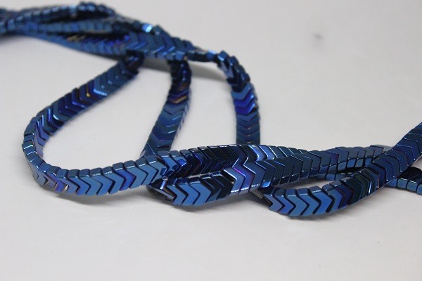 Hematit Taşı YARIM Dizi (17345) (18cm Uzunluğundadır)