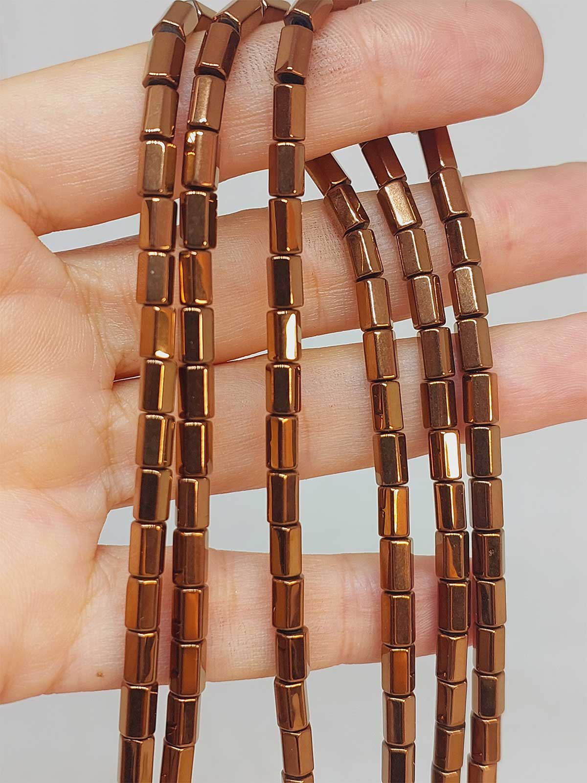 Hematit Taşı Dizi 3.5*6mm (48188)