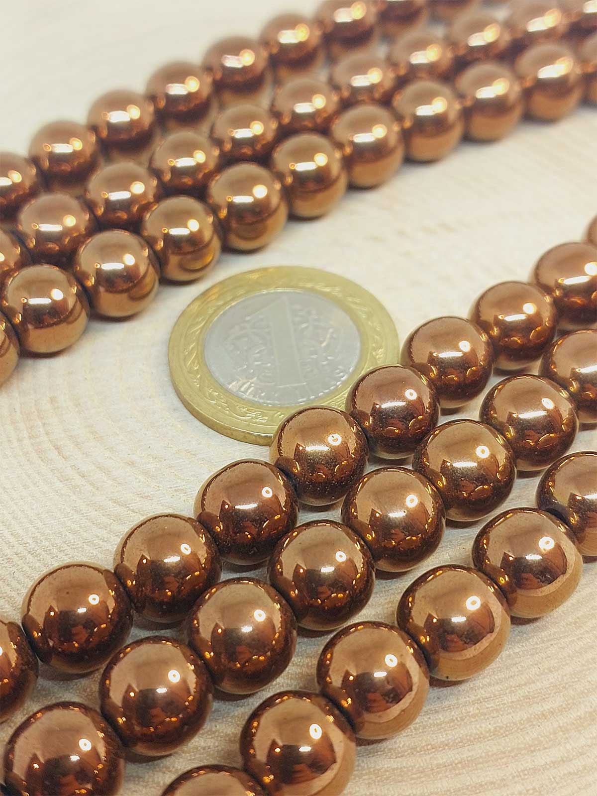 Hematit Taşı Dizi 10mm (48108) - Görsel 2
