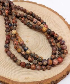 Jasper Taşı YARIM Dizi 6mm (44500) (18cm uzunluğundadır)