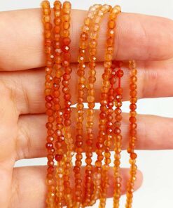 Akik Taşı Dizi 2.5mm (45462) YARIM Dizi (17cm uzunluğundadır)